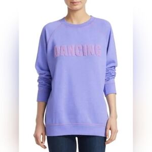 SANDRO Philipine Dancing Graphic Sweatshirt In Mauve